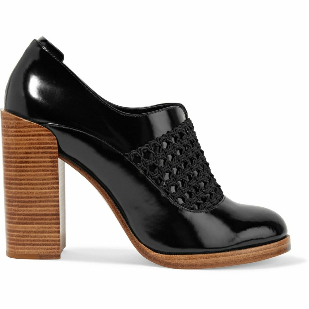 Phillip Lim black patent pumps